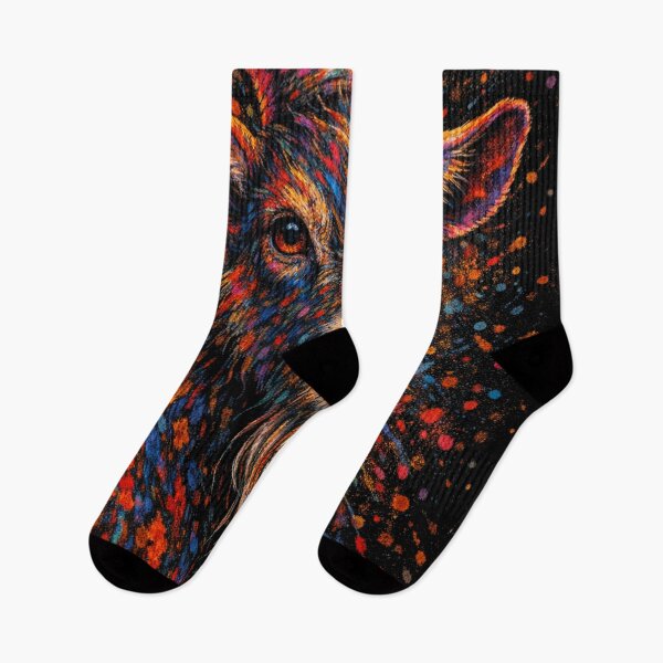Item preview, Neon Goat – Psychedelic Colorful Animal Portrait designed and sold by kastabembe.