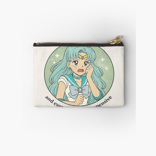 Item preview, I’m Anxious and Everything Feels Expensive – Retro Anime Pastel Mental Health Meme Sailor Moon designed and sold by AS94 Creative Designs.