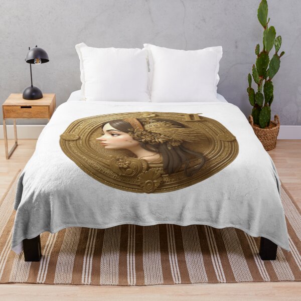 Item preview, Virgo Astrology Art – Golden Zodiac Goddess designed and sold by Anacond.