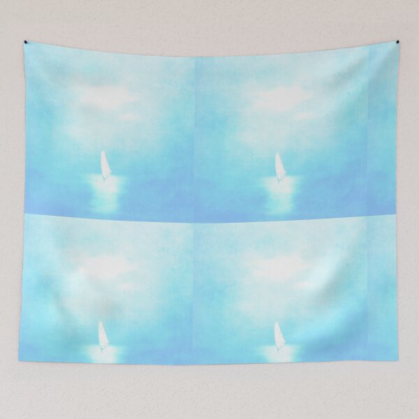 Item preview, Windsurfing in the blue morning fog designed and sold by Kacharava.