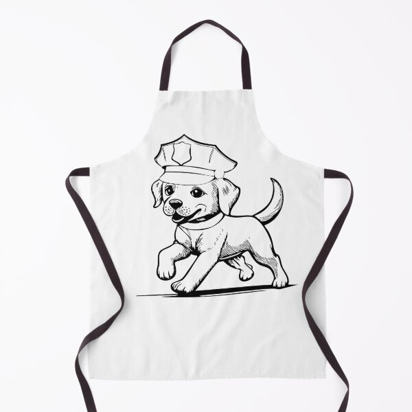 Item preview, Cute Police Puppy Line Art Illustration designed and sold by FoxAutor.