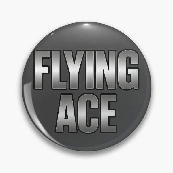 Item preview, Battlefield Game Inspired Flying Ace Metallic Slogan designed and sold by Sellcooldesigns.