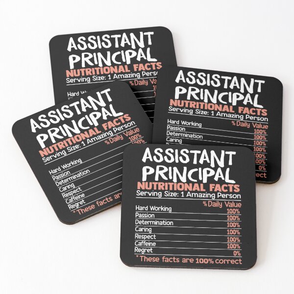 Item preview, Assistant Principal Daily Value Nutritional Facts Label designed and sold by Nocturnal-Vines.