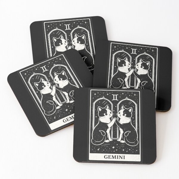 Item preview, Gemini Zodiac Cats designed and sold by TaroT Studio.