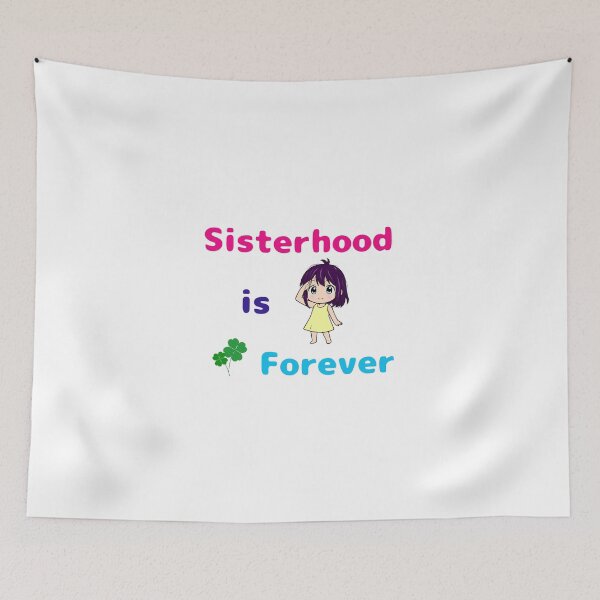Item preview, Sisterhood is Forever | Cute Anime Chibi Clover Design designed and sold by JJMasters.