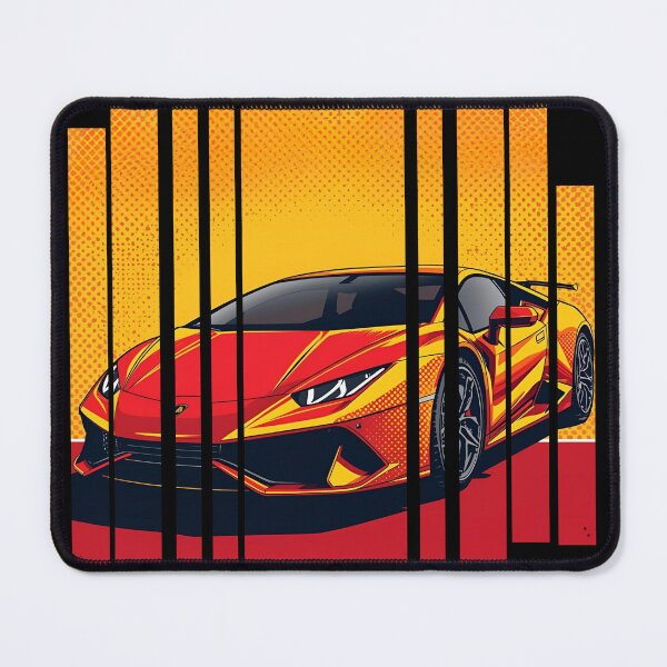 Item preview, Lamborghin Huracá EVO, 60s comic energy Born to Roar 4 designed and sold by Neon G.