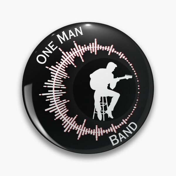 Item preview, One Man Band Musician – Solo Musician Vibes designed and sold by SunandShade.