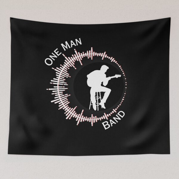 Item preview, One Man Band Musician – Solo Musician Vibes designed and sold by SunandShade.