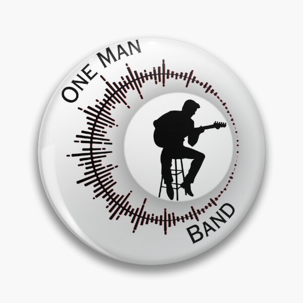 Item preview, One Man Band Musician – Solo Musician Vibes designed and sold by SunandShade.