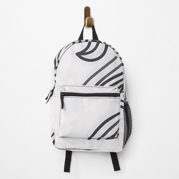 Item preview, Minimal Abstract Wave Line Art | Modern Black & White Ocean Symbol designed and sold by shopwithcare.