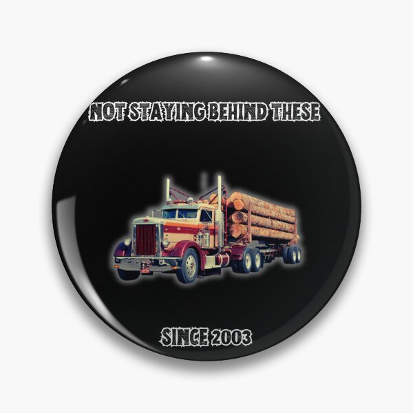 Item preview, NOT STAYING BEHIND THESE Final Destination 2 | Log Truck Horror Meme designed and sold by Thorn & Ember.