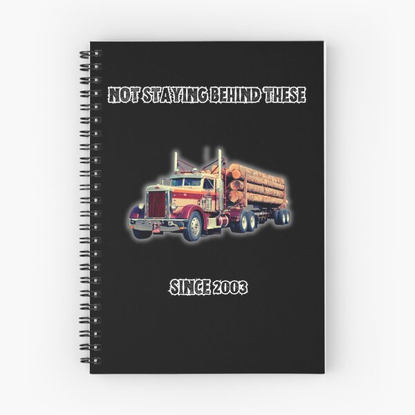 Item preview, NOT STAYING BEHIND THESE Final Destination 2 | Log Truck Horror Meme designed and sold by Thorn & Ember.