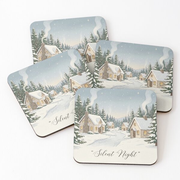Item preview, Silent Night Winter Village designed and sold by TursuShop.
