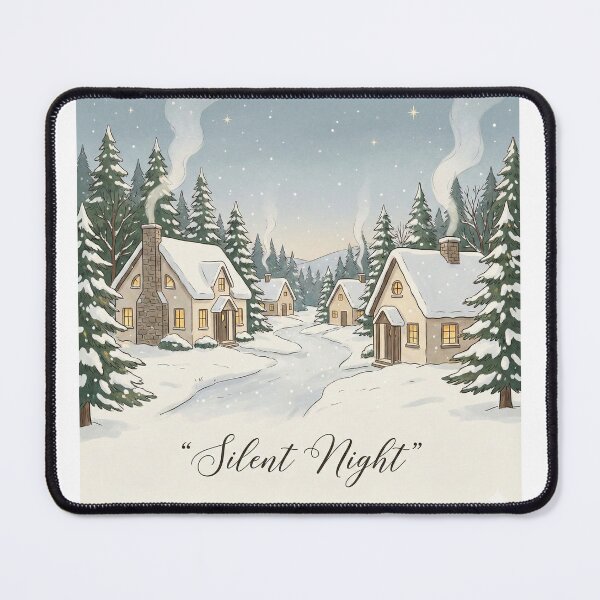 Item preview, Silent Night Winter Village designed and sold by TursuShop.