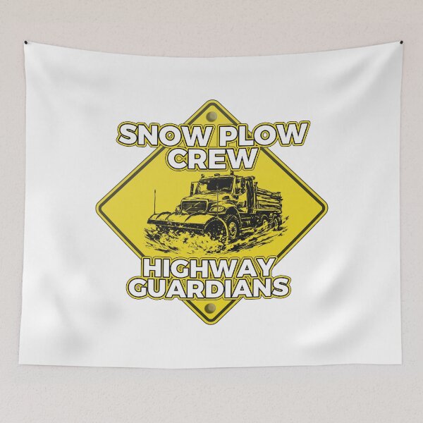 Item preview, Snow Plow Crew Highway Guardians Winter Road Maintenance designed and sold by JaaGo PopLab.