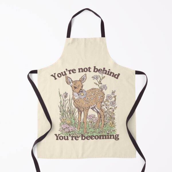 Item preview, Gentle Fawn with Wildflowers Encouraging Quote Art designed and sold by baucestudio.