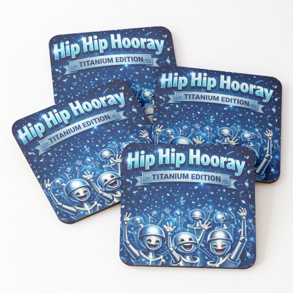 Item preview, Hip Hip Hooray Titanium Edition – Funny Hip Replacement Party designed and sold by PunchDrop.