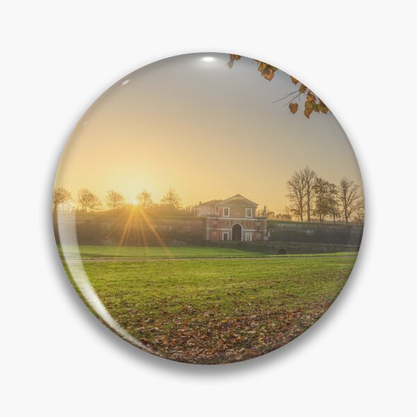 Item preview, Lucca city walls and trees at sunrise. Tuscany, Italy designed and sold by Stefano Orazzini.