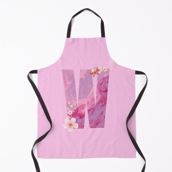 Item preview, Pink Floral Letter W | Aesthetic Monogram Design with Butterfly & Cherry Blossoms | Personalized Alphabet Art designed and sold by MilabArt.