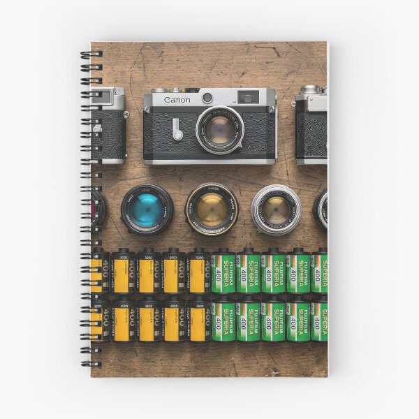 Item preview, Analog Photography Knolling - Vintage Cameras & Film Rolls designed and sold by SavinMercantile.