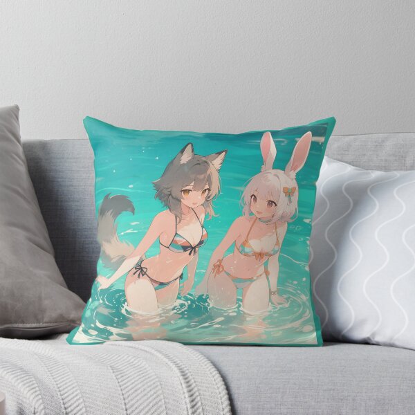 Item preview, Waifu Wolf Rabbit Bunny and bikini wolf designed and sold by ShidoArt.