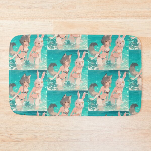 Item preview, Waifu Wolf Rabbit Bunny and bikini wolf designed and sold by ShidoArt.
