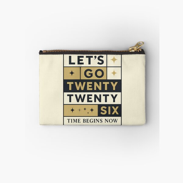 Item preview, Let’s Go Twenty Twenty Six – New Year 2026 Bold Typographic Design 3 designed and sold by InkoraLab.