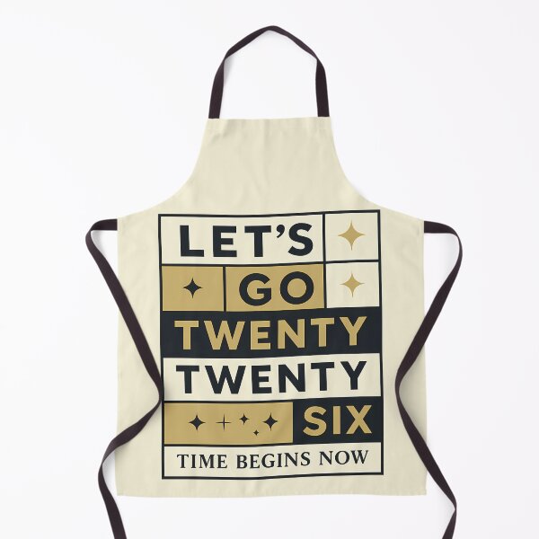 Item preview, Let’s Go Twenty Twenty Six – New Year 2026 Bold Typographic Design 3 designed and sold by InkoraLab.