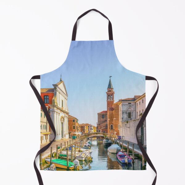 Item preview, Chioggia town in Venetian Lagoon, canal and church. Veneto, Italy designed and sold by Stefano Orazzini.