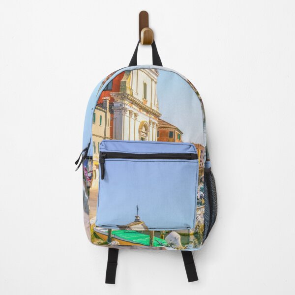 Item preview, Chioggia town in Venetian Lagoon, canal and church. Veneto, Italy designed and sold by Stefano Orazzini.