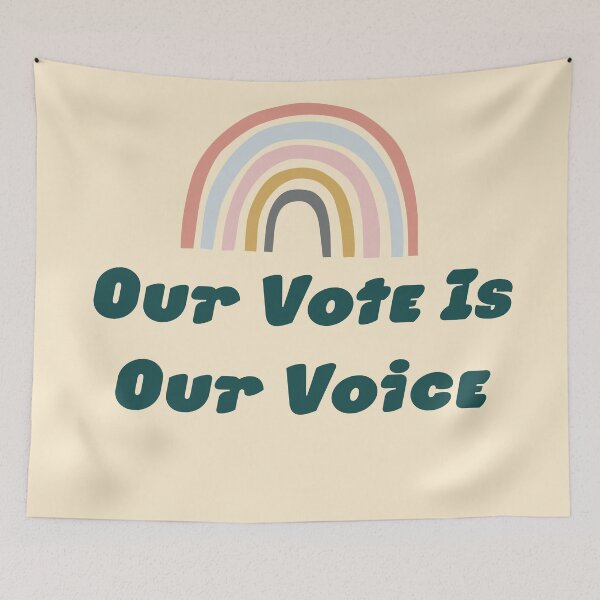 Item preview, Our Vote Is Our Voice designed and sold by Gooon26.