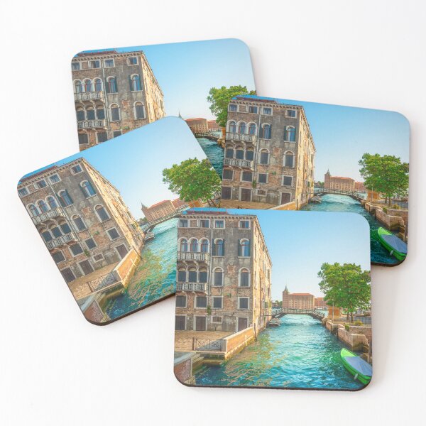 Item preview, Paisaje urbano de Venecia, canal, puente y Molino Stucky designed and sold by Stefano Orazzini.