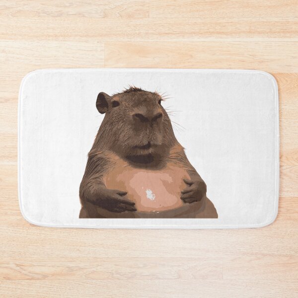 Item preview, Chill Capybara – Adorable Bath Time Vibes designed and sold by furrydrool.