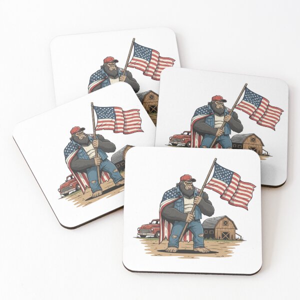 Item preview, American Patriot Gorilla – Freedom Defender designed and sold by TopMentality.