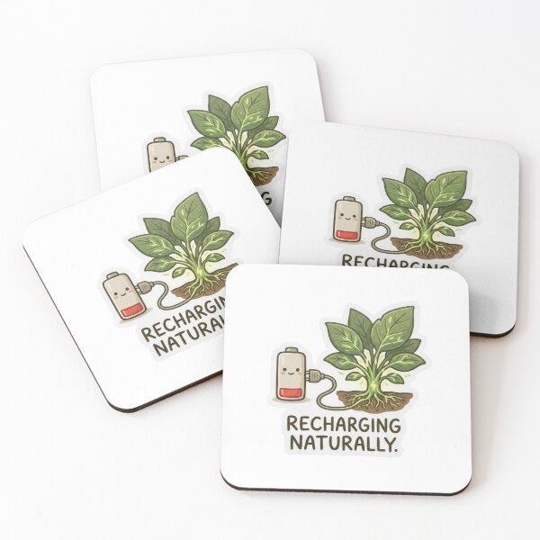 Item preview, Recharging Naturally Eco-Friendly Mental Health Art designed and sold by Everyday Epics.