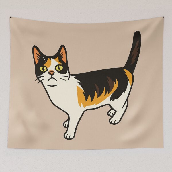 Item preview, Unamused Cat – Moody Kitty Design designed and sold by furrydrool.