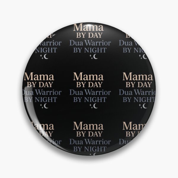 Item preview, Mama by Day, Dua Warrior by Night – Muslim Mother Quote Design designed and sold by Juwwab.