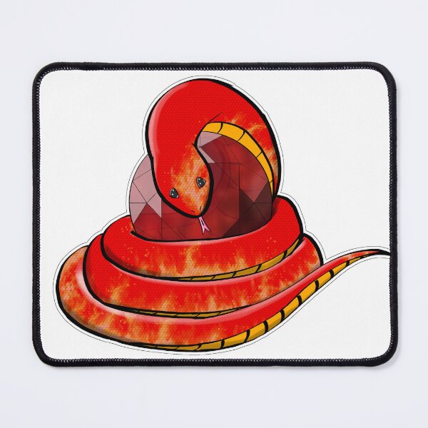 Item preview, Year of the Fire Snake July Birthstone designed and sold by Atscicel.