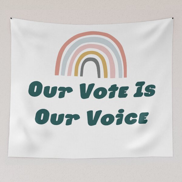 Item preview, Our Vote Is Our Voice designed and sold by Gooon26.