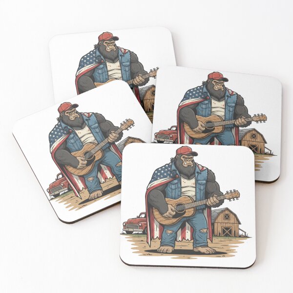 Item preview, Country Rock Alpha Gorilla – American Soul designed and sold by TopMentality.