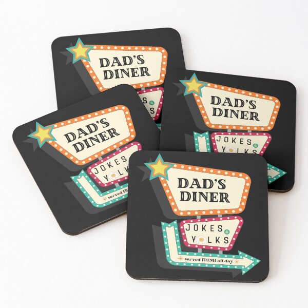 Item preview, Dad’s Diner Jokes and Yolks – Funny Dad Jokes Egg Pun designed and sold by SunandShade.