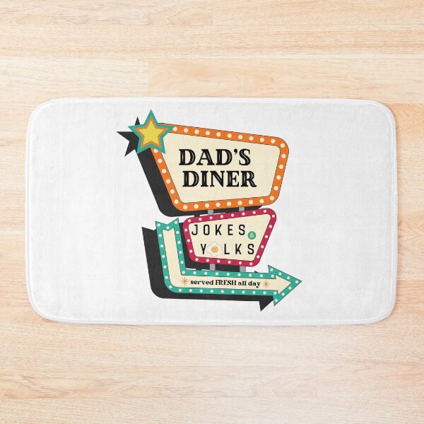 Item preview, Dad’s Diner Jokes and Yolks – Funny Dad Jokes Egg Pun designed and sold by SunandShade.