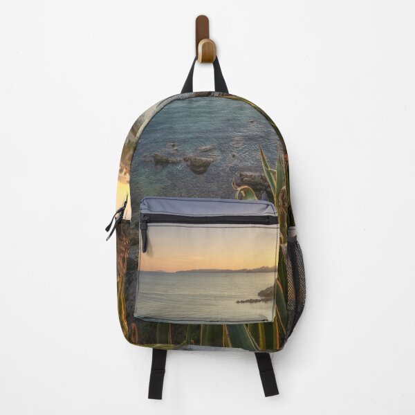 Item preview, View of Piazza Bovio in Piombino at sunset. Tuscany, Italy designed and sold by Stefano Orazzini.
