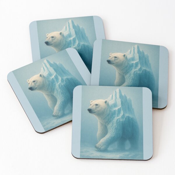 Item preview, Polar Bear – Icebound King of the Shattered Glacier Silent Titans Wildlife Art designed and sold by GeoWild Designs.