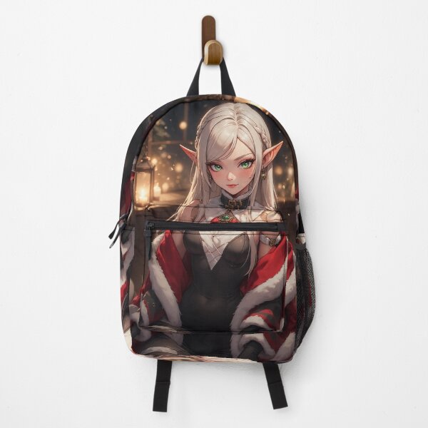 Item preview, Elegant anime elf girl at Christmas designed and sold by ArtsJulian.