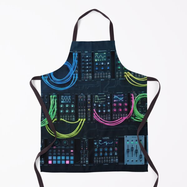 Artikelvorschau, Cyberpunk-Modular-Synthesizer – Leuchtende Patchkabel & Eurorack entworfen und verkauft von SavinMercantile.