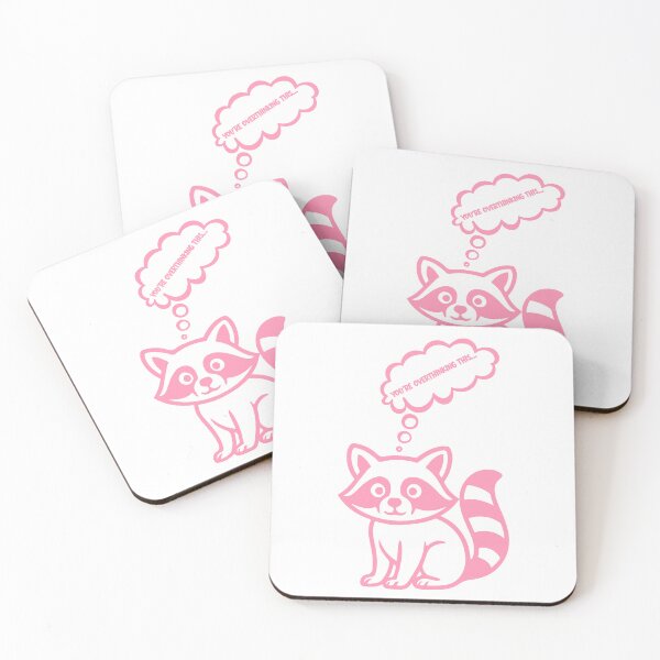 Item preview, You’re Overthinking This | Deadpan Raccoon Humor designed and sold by s.artaller.