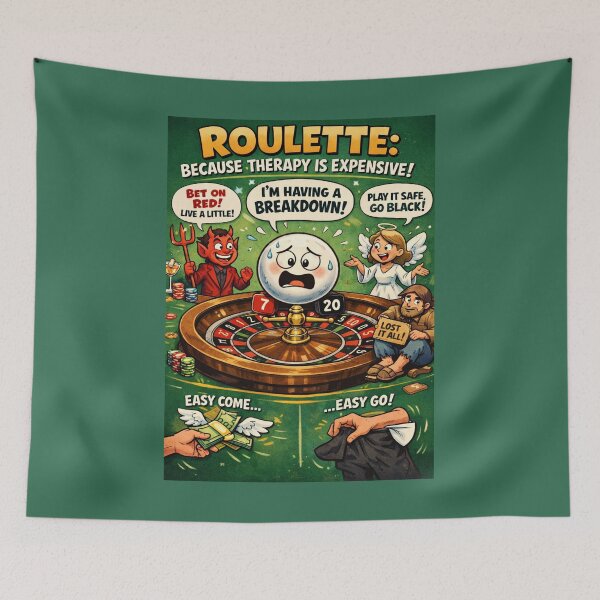 Item preview, Roulette: Because Therapy Is Expensive designed and sold by Maverickystore.
