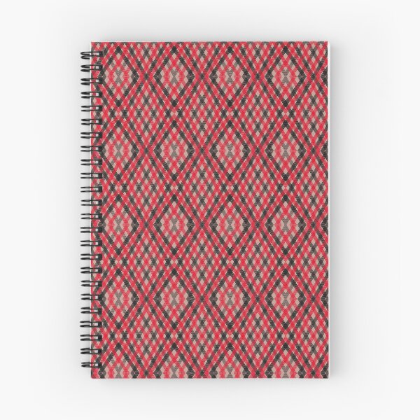 Item preview, Festive Red and Black Christmas Argyle Pattern designed and sold by HydrangeaDelMar.