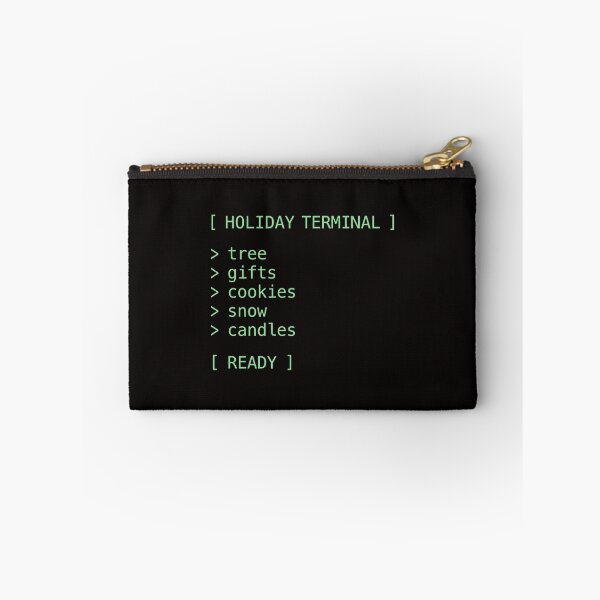 Item preview, Holiday Terminal Design with Command-Line Festive List and Tech-Inspired Winter Mood designed and sold by SplashTastic.